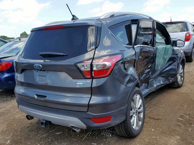 1FMCU9J96JUA02473 - 2018 FORD ESCAPE TIT GRAY photo 4