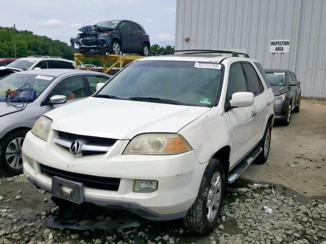 2HNYD18254H503537 - 2004 ACURA MDX WHITE photo 2