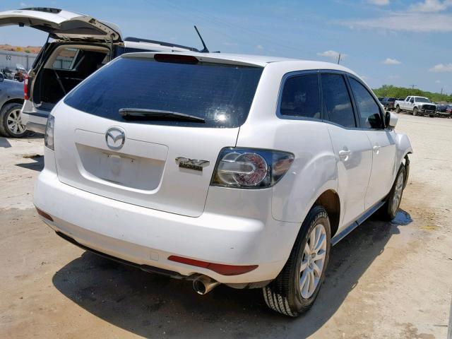 JM3ER2W55A0317016 - 2010 MAZDA CX-7 WHITE photo 4