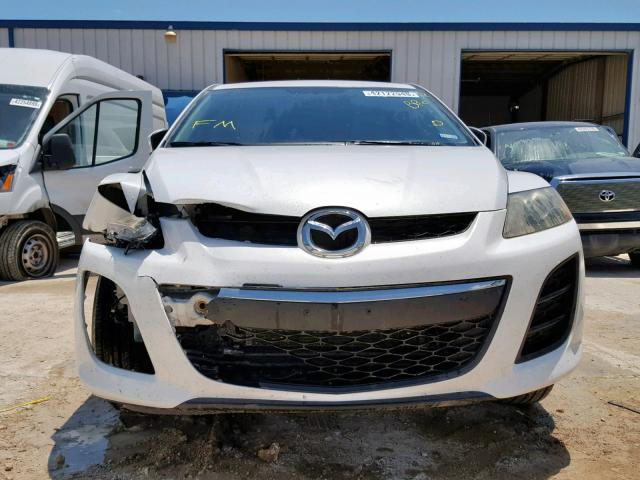 JM3ER2W55A0317016 - 2010 MAZDA CX-7 WHITE photo 9