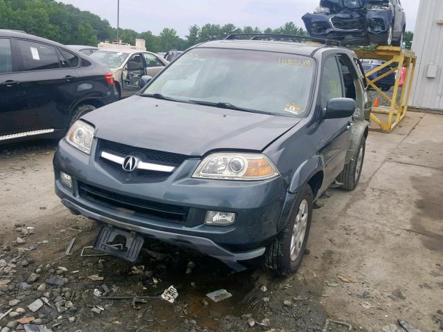 2HNYD18886H507833 - 2006 ACURA MDX TOURIN GRAY photo 2