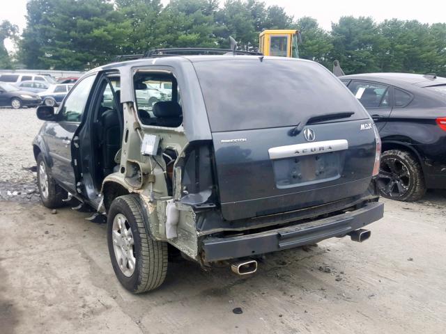 2HNYD18886H507833 - 2006 ACURA MDX TOURIN GRAY photo 3