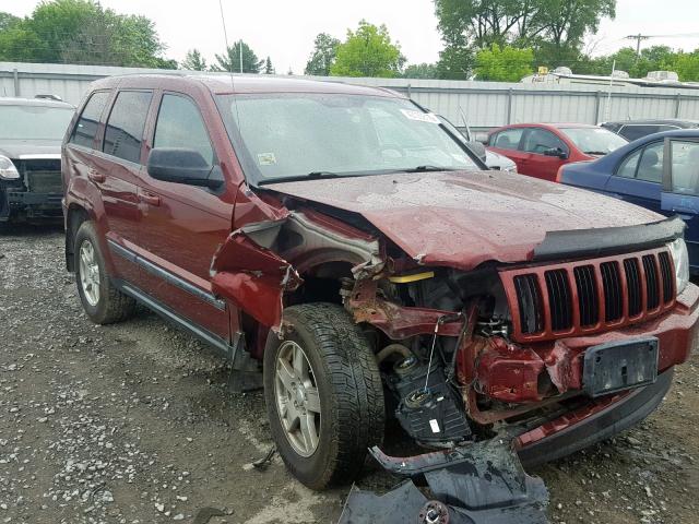 1J8GR48K67C668548 - 2007 JEEP GRAND CHER MAROON photo 1