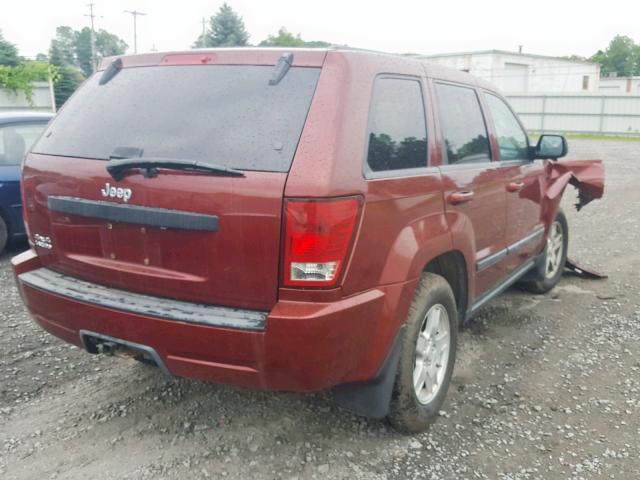 1J8GR48K67C668548 - 2007 JEEP GRAND CHER MAROON photo 4