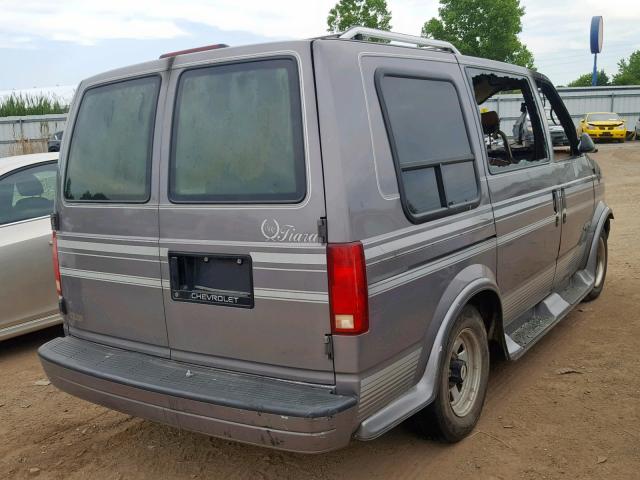 1GBDM19W2SB136936 - 1995 CHEVROLET ASTRO GRAY photo 4