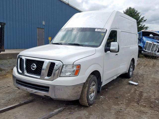 1N6BF0LX3CN116314 - 2012 NISSAN NV 2500 WHITE photo 2