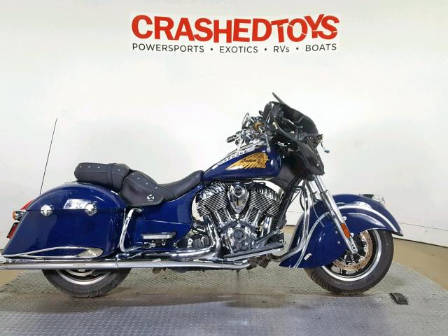 56KTCAAA8E3311421 - 2014 INDIAN MOTORCYCLE CO. CHIEFTAIN BLUE photo 1