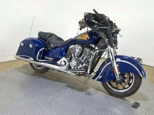 56KTCAAA8E3311421 - 2014 INDIAN MOTORCYCLE CO. CHIEFTAIN BLUE photo 2