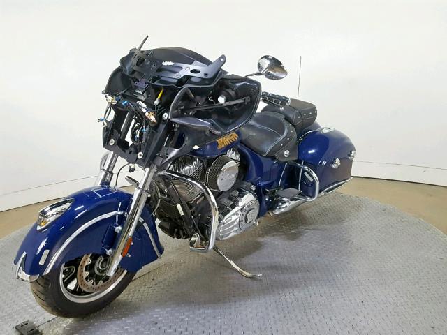 56KTCAAA8E3311421 - 2014 INDIAN MOTORCYCLE CO. CHIEFTAIN BLUE photo 4