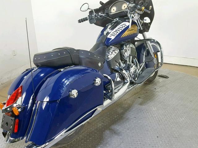 56KTCAAA8E3311421 - 2014 INDIAN MOTORCYCLE CO. CHIEFTAIN BLUE photo 8