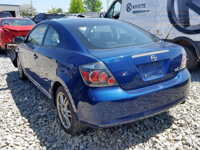 JTKDE167590292019 - 2009 TOYOTA SCION TC ლურჯი ფოტო 3