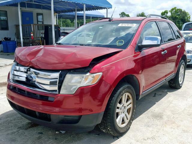 2FMDK36C87BA29670 - 2007 FORD EDGE SE BURGUNDY photo 2