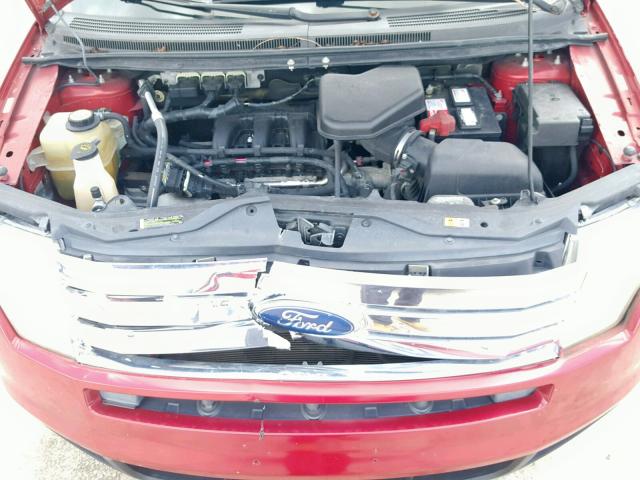 2FMDK36C87BA29670 - 2007 FORD EDGE SE BURGUNDY photo 7