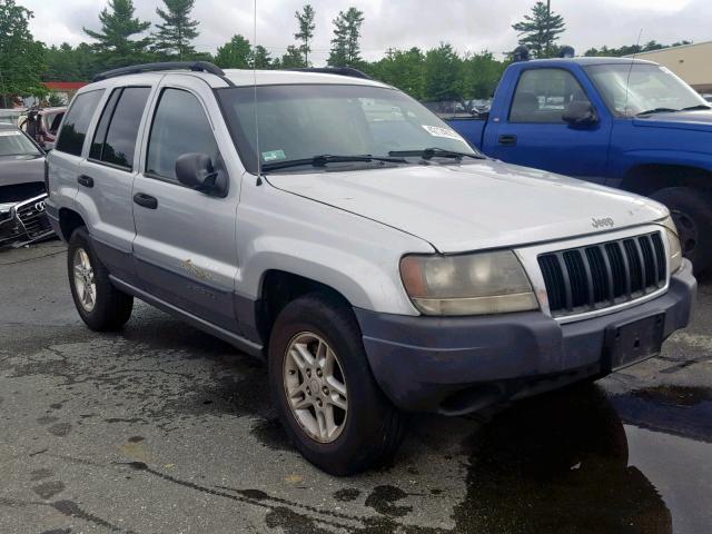 1J4GW48S24C147722 - 2004 JEEP GRAND CHER SILVER photo 1