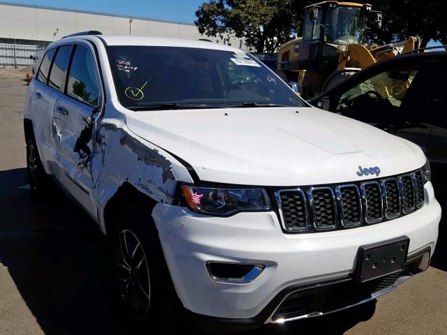 1C4RJFBG2KC711489 - 2019 JEEP GRAND CHER WHITE photo 1