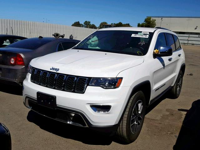 1C4RJFBG2KC711489 - 2019 JEEP GRAND CHER WHITE photo 2