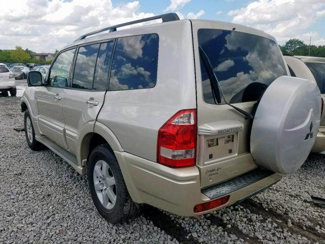 JA4MW51S75J002644 - 2005 MITSUBISHI MONTERO LI BEIGE photo 3