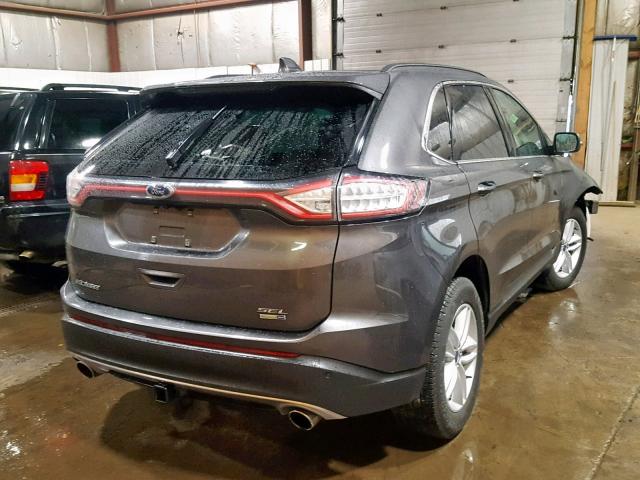 2FMPK4J9XJBC13238 - 2018 FORD EDGE SEL BLACK photo 4