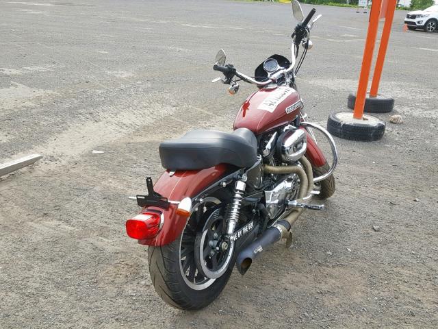 5HD1CX3189K415990 - 2009 HARLEY-DAVIDSON XL1200 L BURGUNDY photo 4