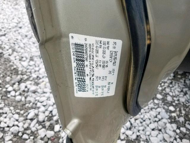 2A4GM68406R778000 - 2006 CHRYSLER PACIFICA T GOLD photo 10