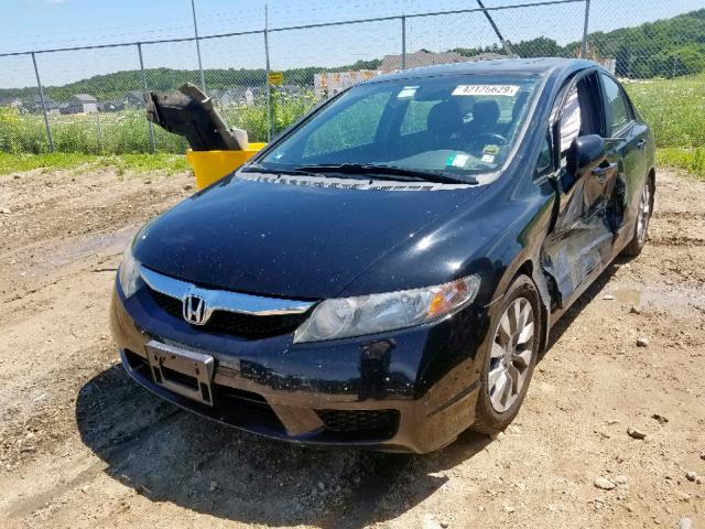 19XFA1F94AE022451 - 2010 HONDA CIVIC EXL 黑色 照片 2