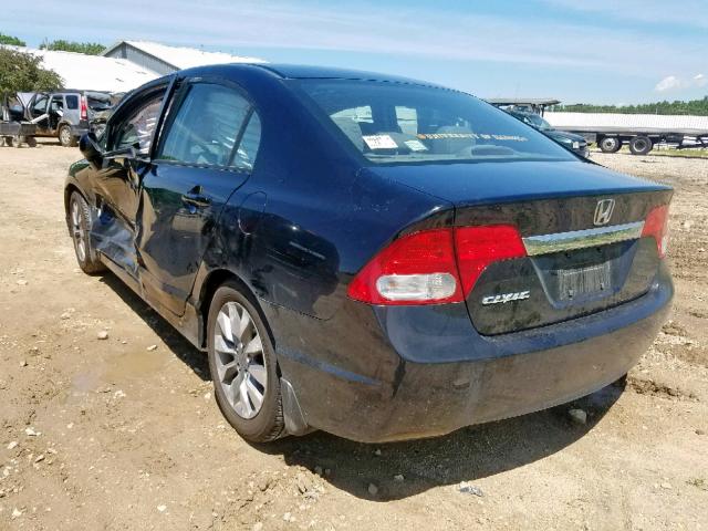 19XFA1F94AE022451 - 2010 HONDA CIVIC EXL 黑色 照片 3