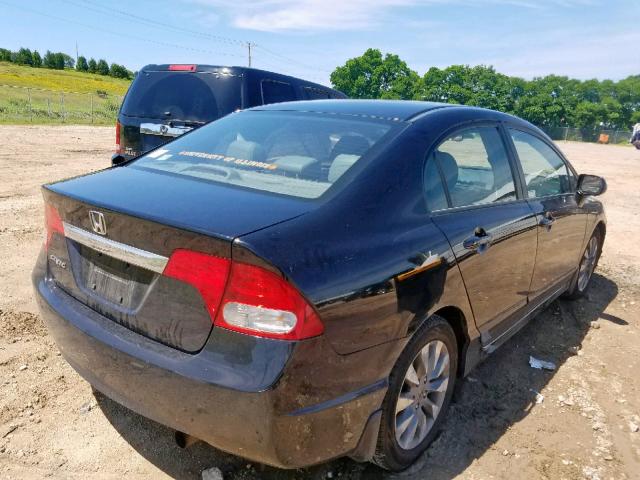 19XFA1F94AE022451 - 2010 HONDA CIVIC EXL 黑色 照片 4