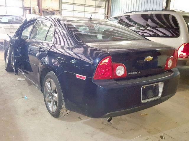 1G1ZC5EB9AF261043 - 2010 CHEVROLET MALIBU 1LT 蓝色 照片 3
