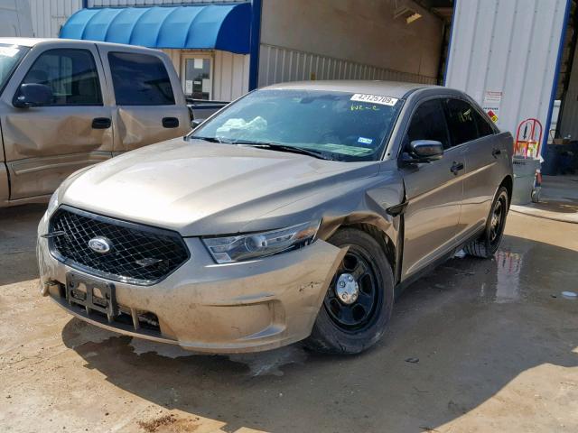 1FAHP2M80DG222163 - 2013 FORD TAURUS POL GRAY photo 2