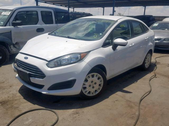 3FADP4AJ6EM127955 - 2014 FORD FIESTA S WHITE photo 2