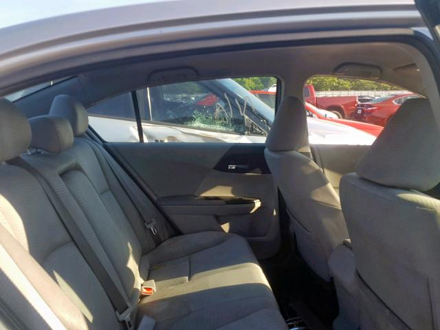 1HGCR2F31FA044643 - 2015 HONDA ACCORD LX SILVER photo 6