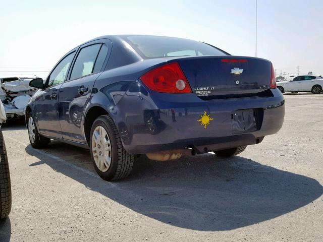 1G1AT58H897168808 - 2009 CHEVROLET COBALT LT BLUE photo 3