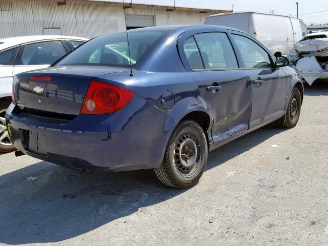 1G1AT58H897168808 - 2009 CHEVROLET COBALT LT BLUE photo 4