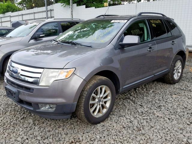 2FMDK48C99BA57497 - 2009 FORD EDGE SEL GRAY photo 2