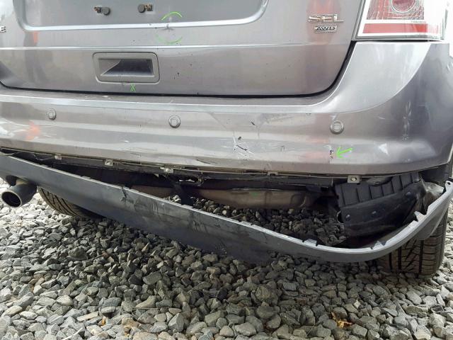 2FMDK48C99BA57497 - 2009 FORD EDGE SEL GRAY photo 9