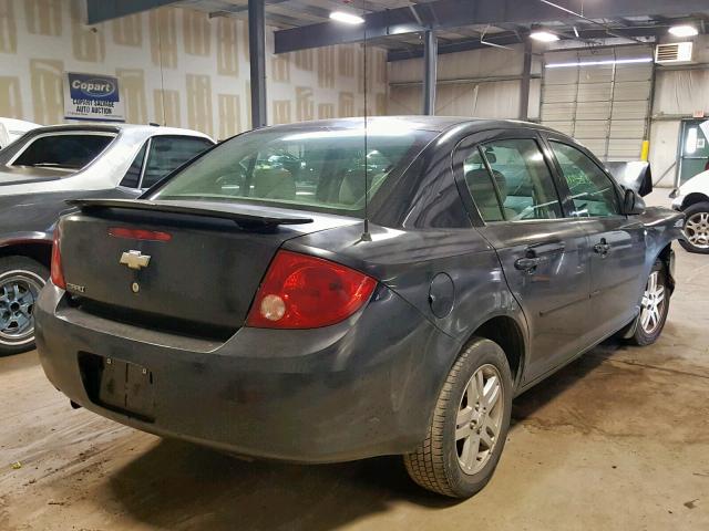 1G1AK52F457504670 - 2005 CHEVROLET COBALT BLACK photo 4