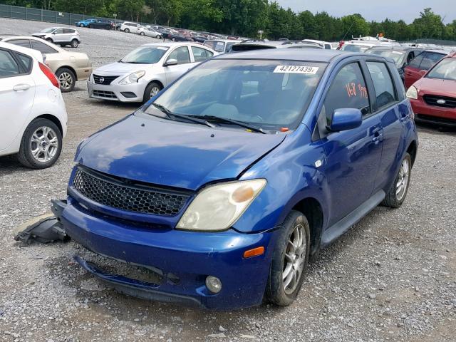 JTKKT604350122566 - 2005 TOYOTA SCION XA BLUE photo 2