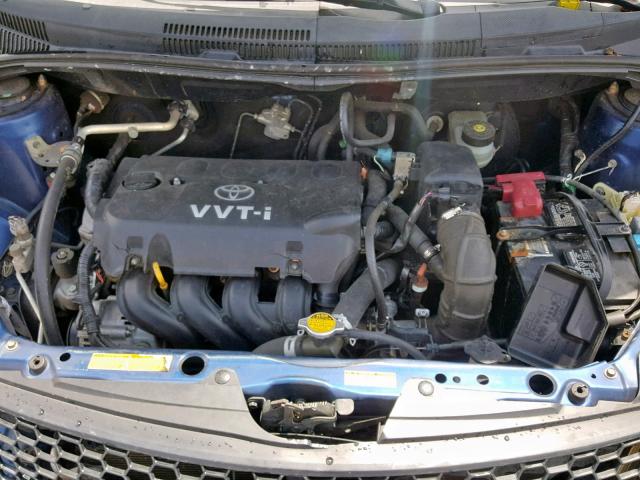 JTKKT604350122566 - 2005 TOYOTA SCION XA BLUE photo 7