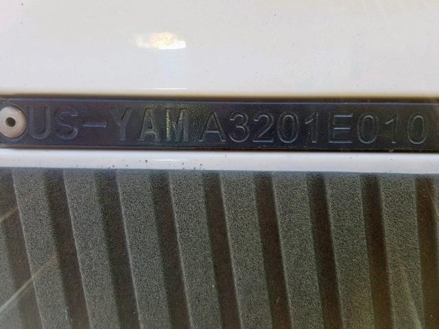 YAMA3201E010 - 2010 YAMAHA VX CRUISER WHITE photo 10