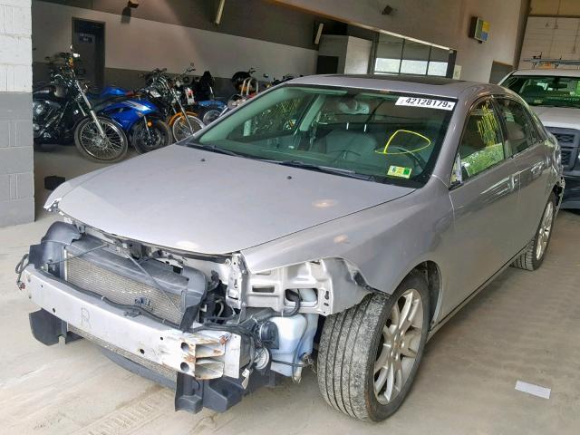 1G1ZE5E71BF222695 - 2011 CHEVROLET MALIBU LTZ ვერცხლისფერი ფოტო 2