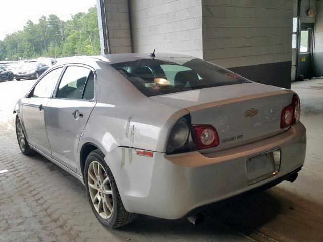 1G1ZE5E71BF222695 - 2011 CHEVROLET MALIBU LTZ ვერცხლისფერი ფოტო 3