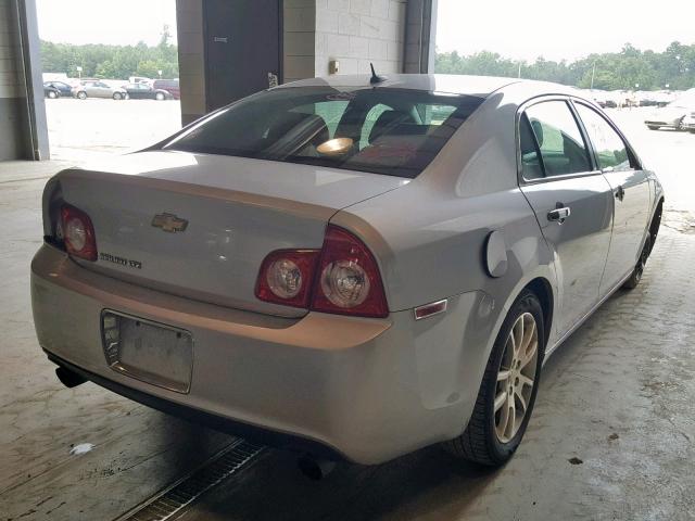 1G1ZE5E71BF222695 - 2011 CHEVROLET MALIBU LTZ ვერცხლისფერი ფოტო 4