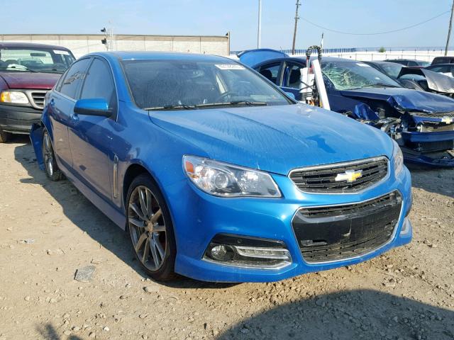 6G3F15RW7FL107360 - 2015 CHEVROLET SS BLUE photo 1