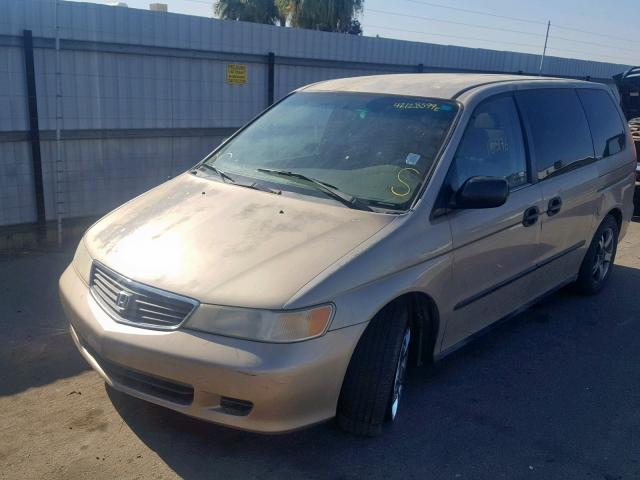 2HKRL18531H511503 - 2001 HONDA ODYSSEY LX GOLD photo 2