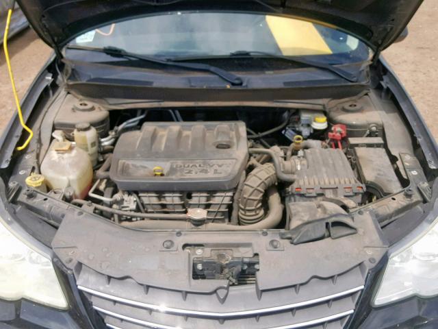 1C3CC4FB6AN185197 - 2010 CHRYSLER SEBRING TO BLACK photo 7