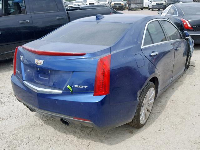 1G6AB5RX7F0115749 - 2015 CADILLAC ATS LUXURY BLUE photo 4