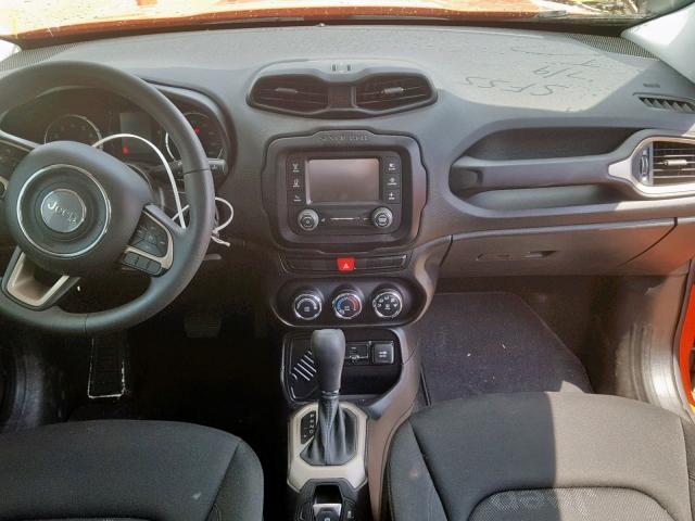 ZACCJAAT2FPB41387 - 2015 JEEP RENEGADE S ORANGE photo 9