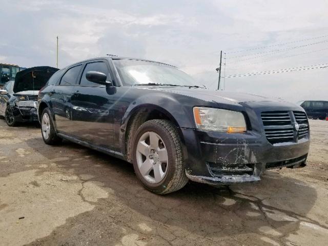 2D4FV47T68H223365 - 2008 DODGE MAGNUM BLACK photo 1