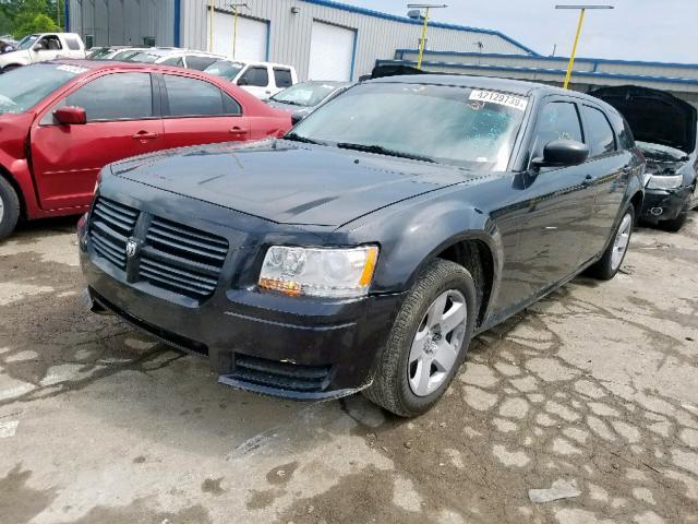 2D4FV47T68H223365 - 2008 DODGE MAGNUM BLACK photo 2