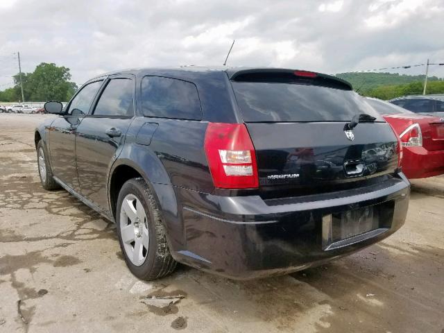 2D4FV47T68H223365 - 2008 DODGE MAGNUM BLACK photo 3